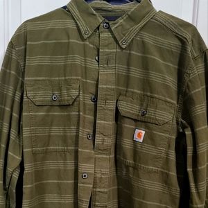NWOT- Carhartt Loose Fit men's flannel